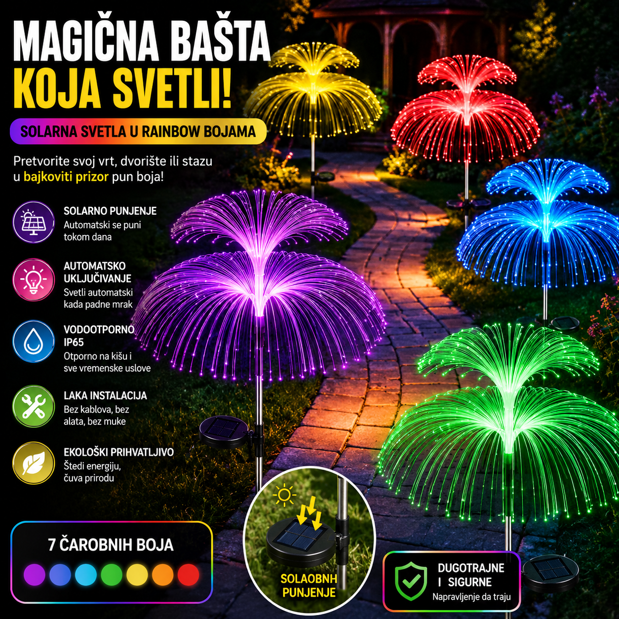 Solarne palme 2 Komada